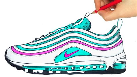 nike air max tekenen|How to draw Nike Air Max .